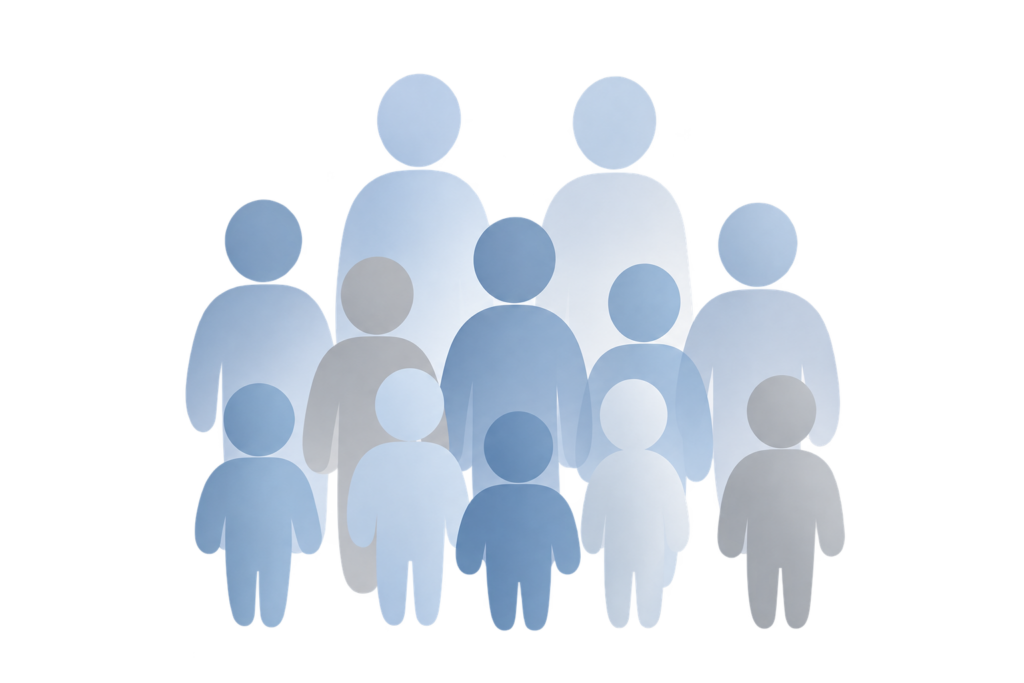 Illustration of a diverse group of people representing participants in DISCOVER-ME research