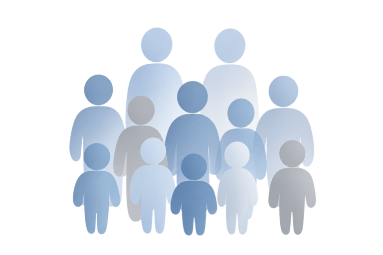 Illustration of a diverse group of people representing participants in DISCOVER-ME research